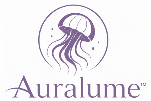 Auralume 로고 연보라색